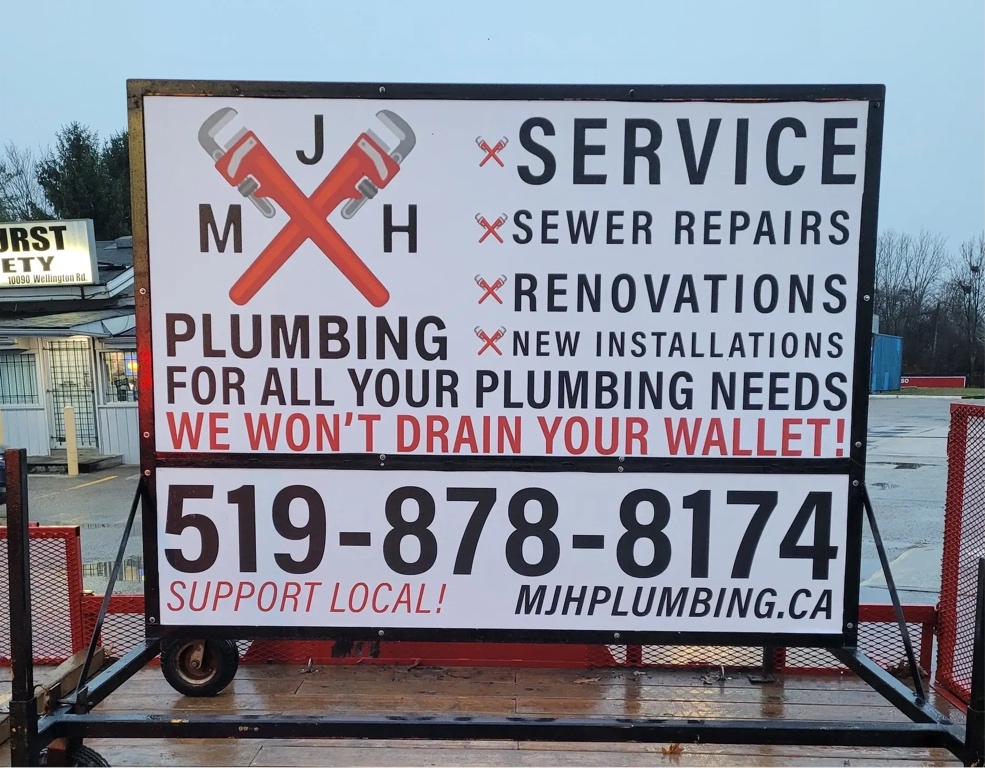 Full Custom Designed Printed Sign